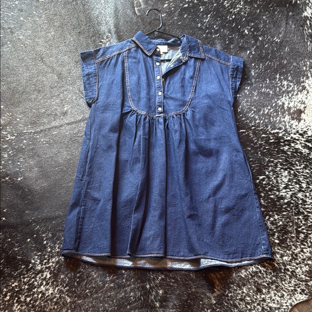 Blue Denim Dress